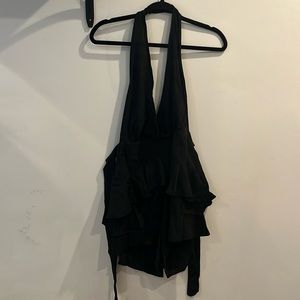 Prettylittlething ruffled romper